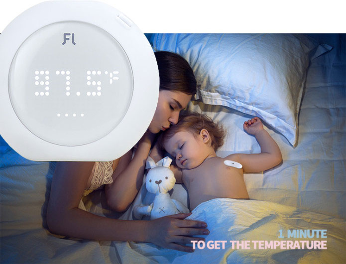 24H Continuous Tracking Intelligent Thermometer
