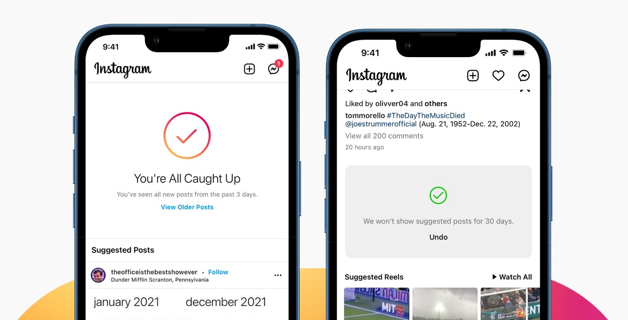 switch off Instagram feed recommendations