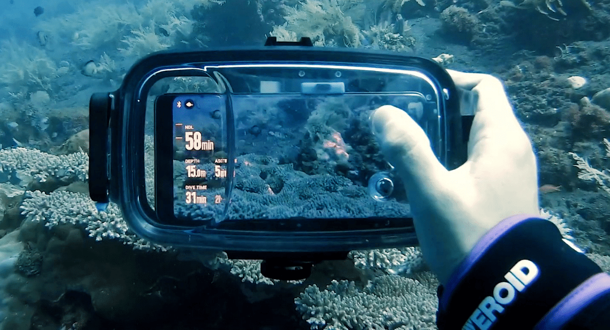 underwater messaging app 