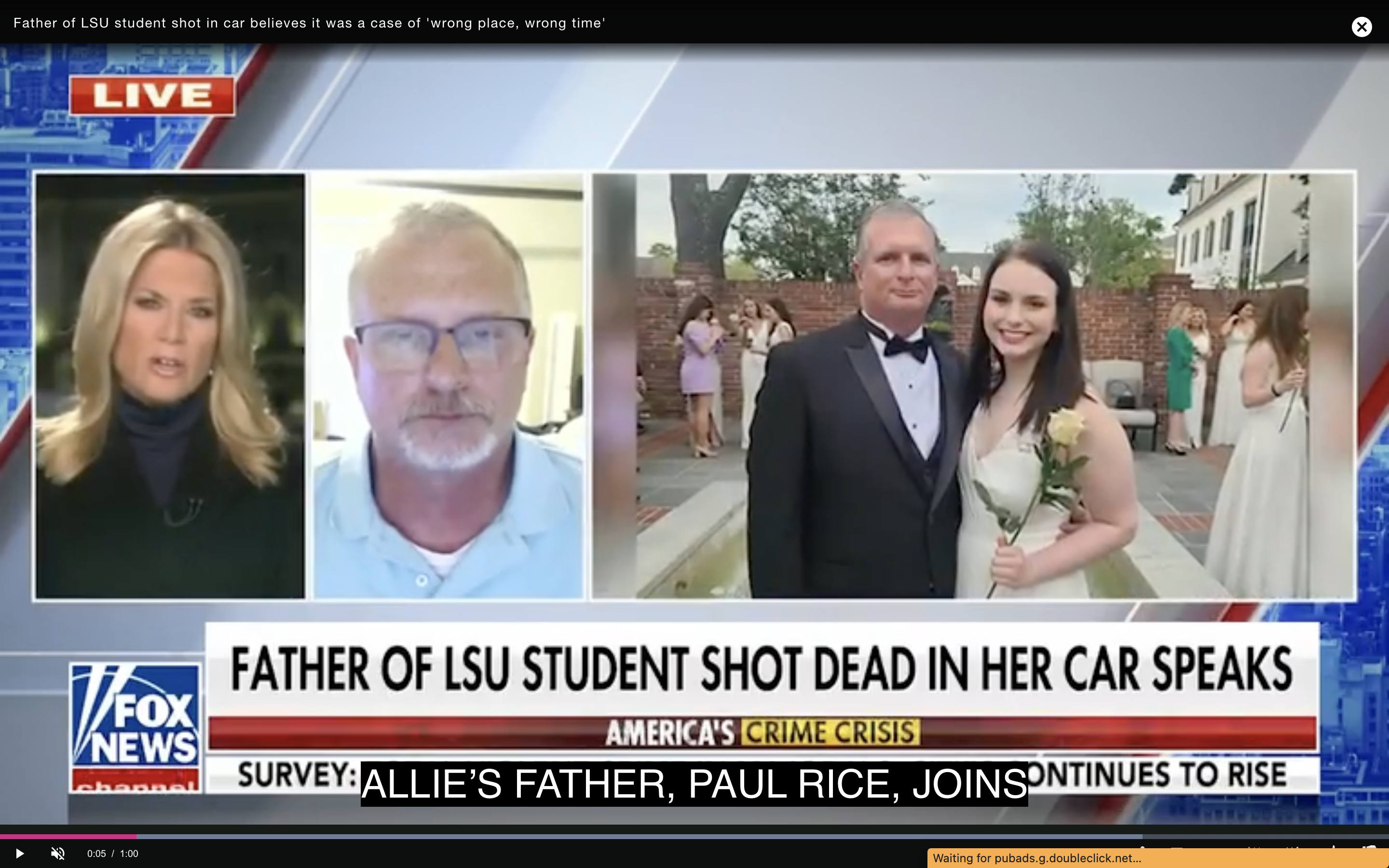 Father of LSU Student shot Dead