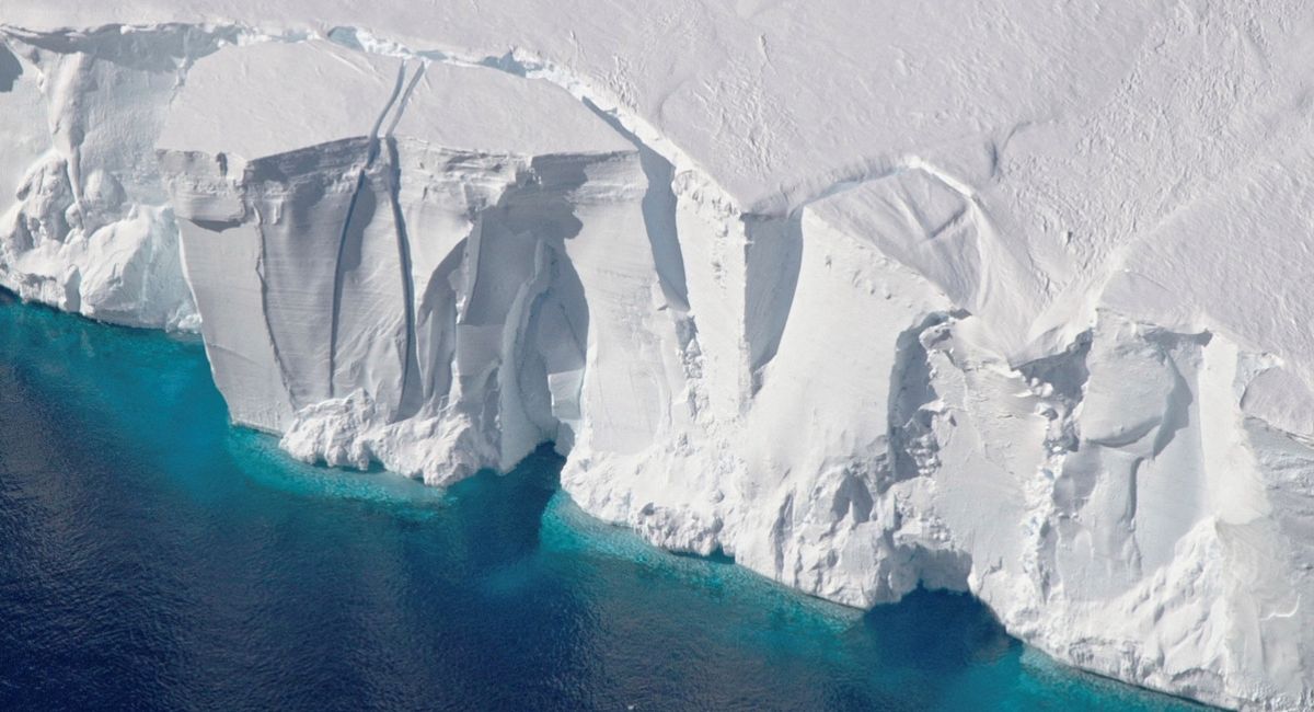 Thwaites Glacier in Antarctica 