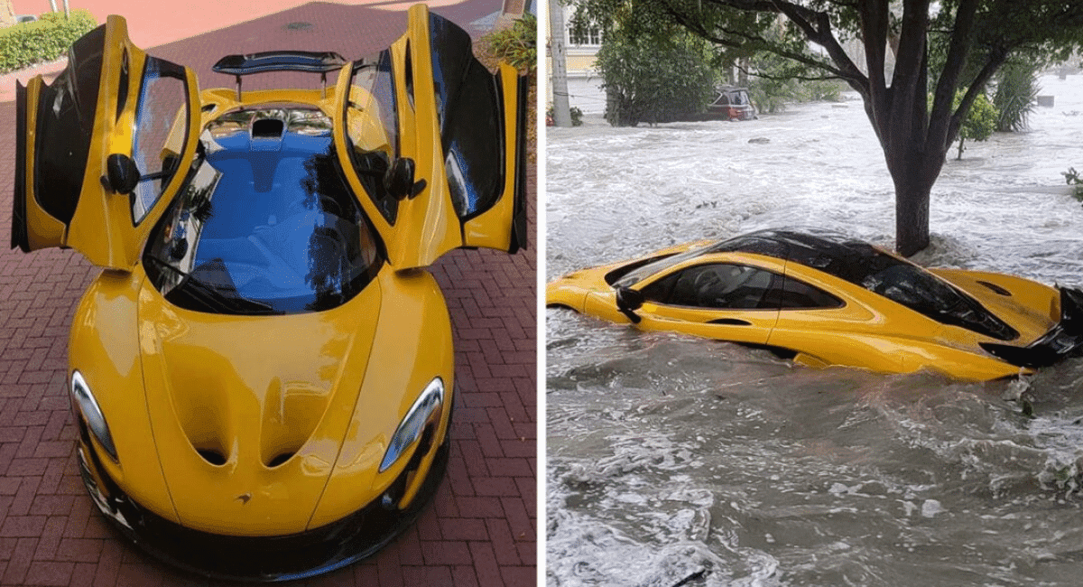 Florida man's rare McLaren P1 Supercar sinks during Florida man's rare McLaren P1 Supercar sinks during Hurricane Ian