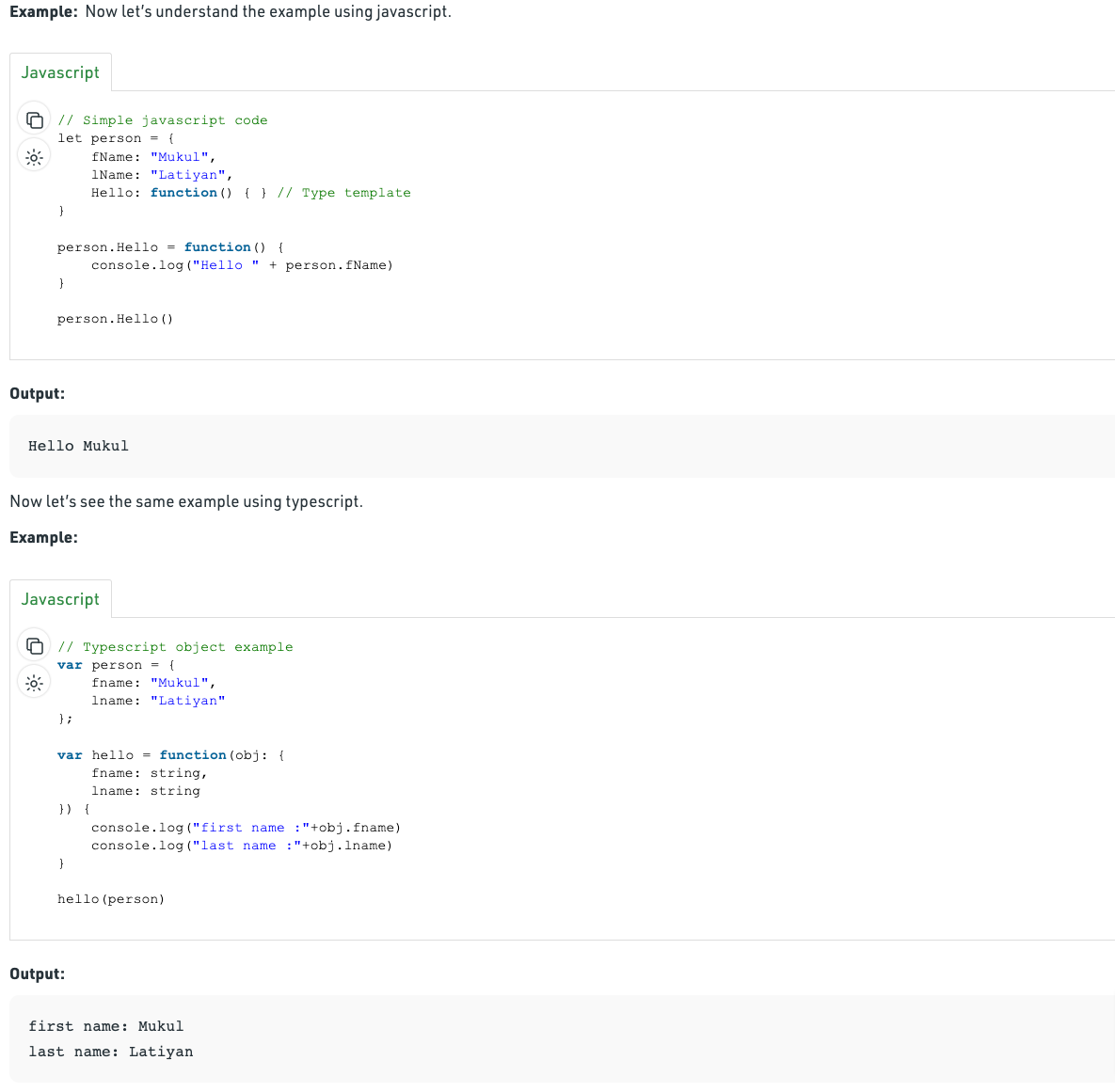 TypeScript VS JavaScript by Geeksfor Geeks