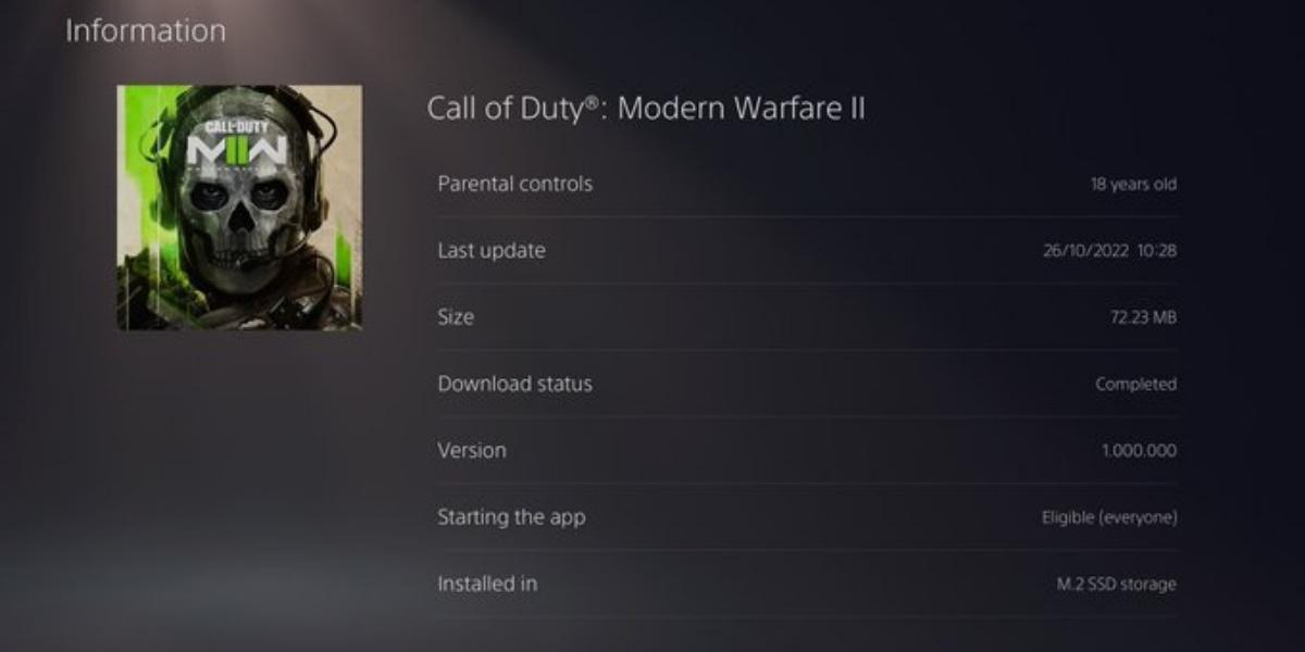 Call of Duty: Modern Warfare 2 Has Only 72MB of Nothing