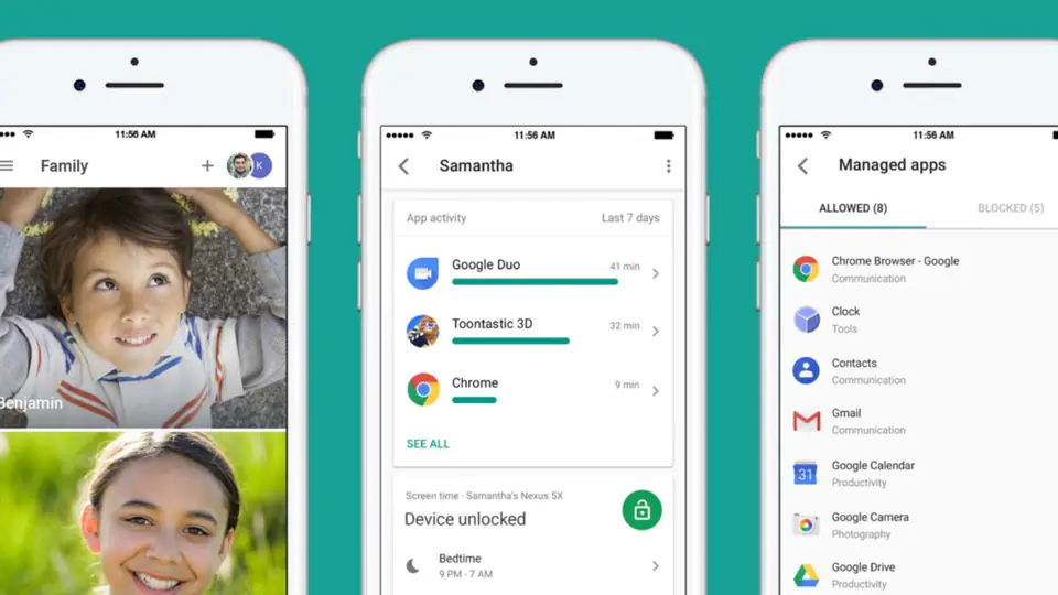 Google's revamped Family Link app may notify parents when their children finish school