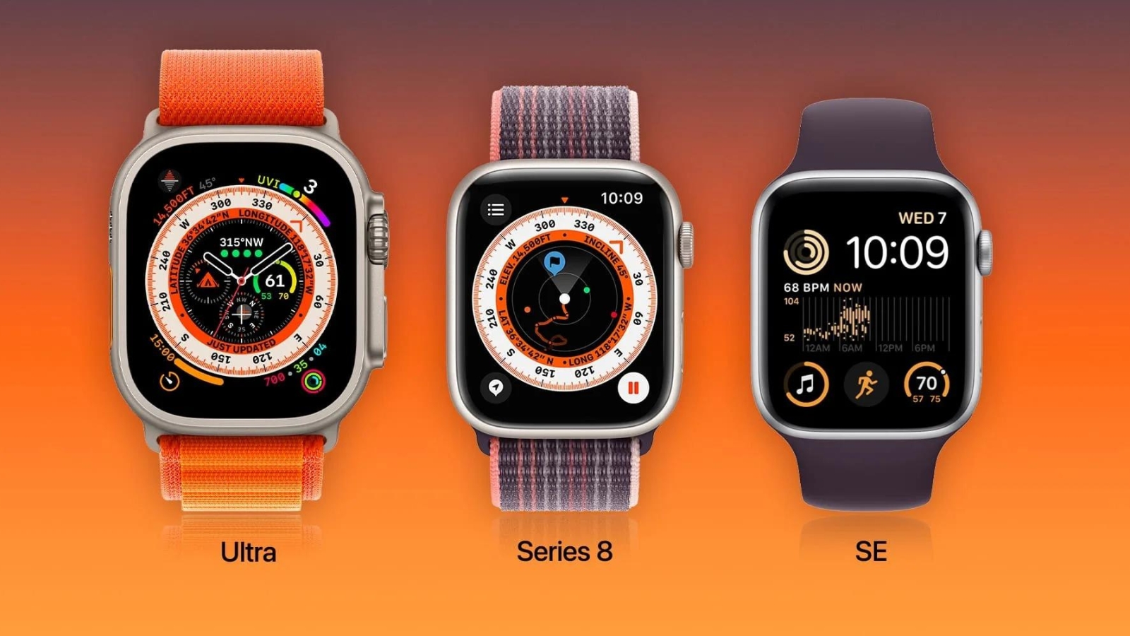 Apple Watch Series 8, SE, And Ultra