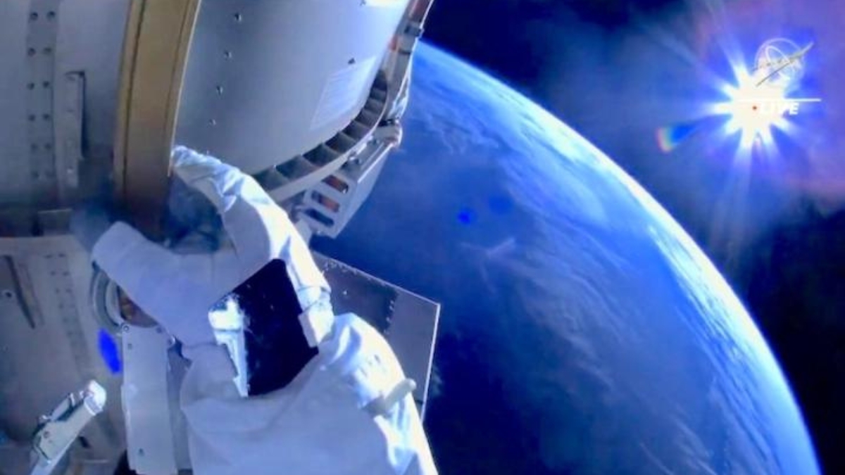 NASA spacewalk video