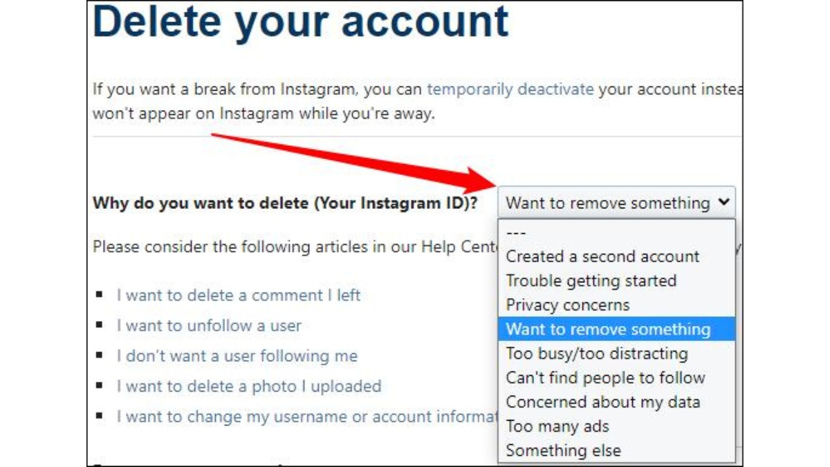 Delete Your Instagram