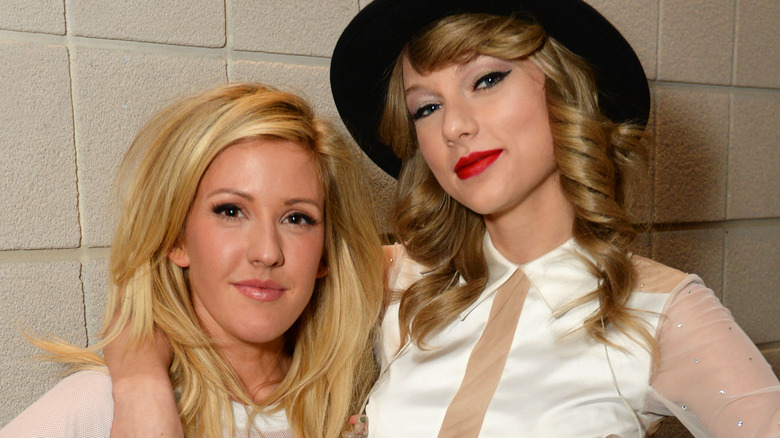 Ellie Goulding talked about how she and Taylor Swift feels the same about how female artists are treated in the music industry