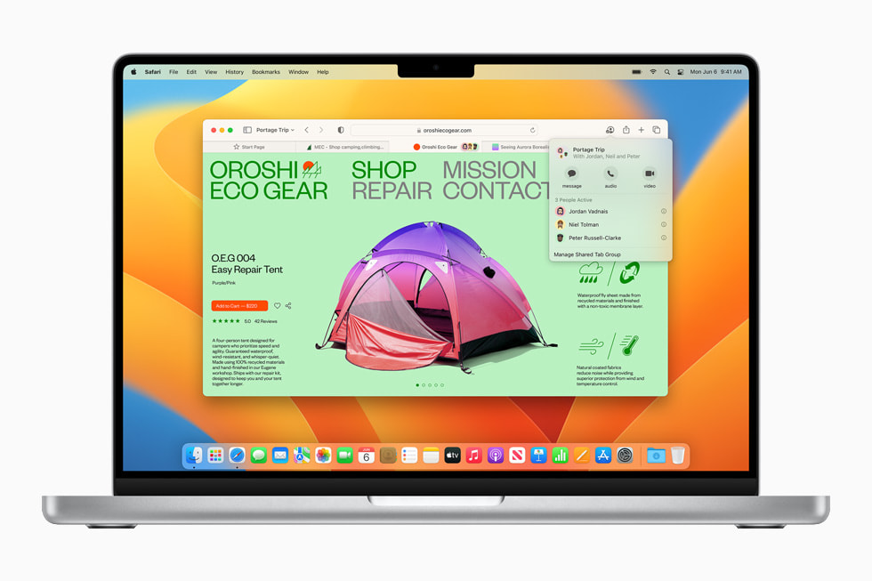 Apple-WWDC22-macOS-Ventura-Safari-shared-Tab-Group
