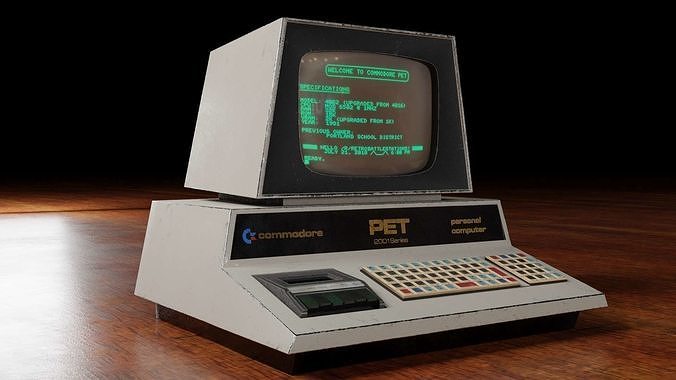 commodore-pet-vintage-computer-3d-model